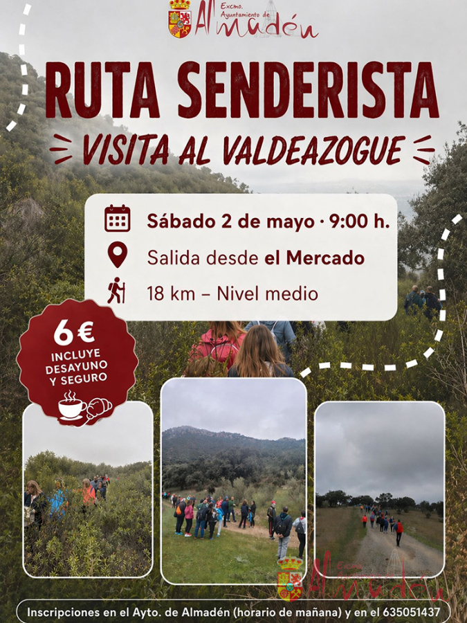 Ruta de Senderismo; visita al Valdeazogue